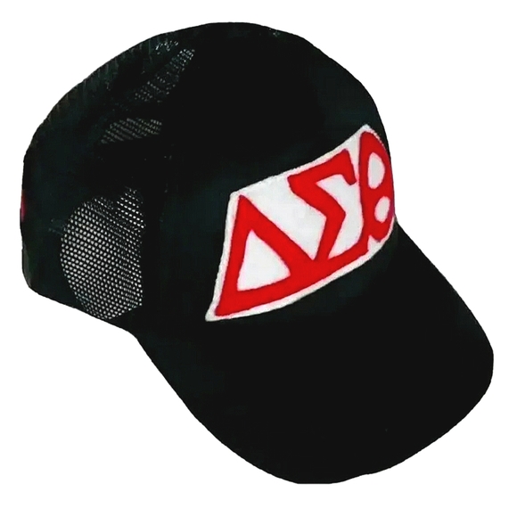 NEW Delta Sigma Theta / DST Trucker Hat (Cap)! Red & White. Women Sorority. - Picture 7 of 13